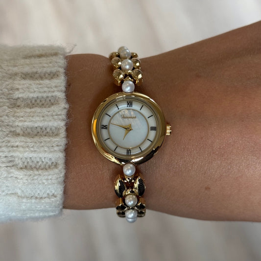 Sophia Watch | Pearl Gold