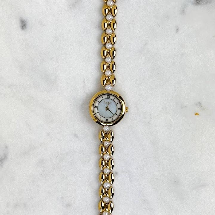 Sophia Watch | Pearl Gold